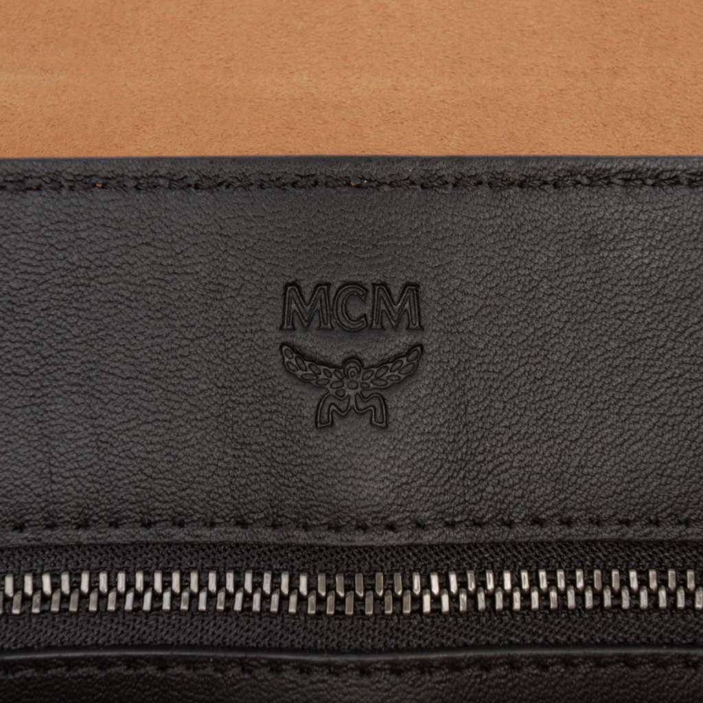 Mcm Visetos Coated Canvas Messenger Bag Brown Canvas Good - Box View