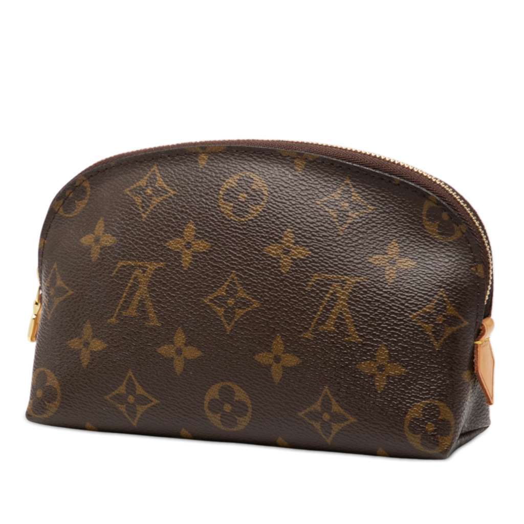 Louis Vuitton Monogram Cosmetic Pouch PM Brown Good - Back View