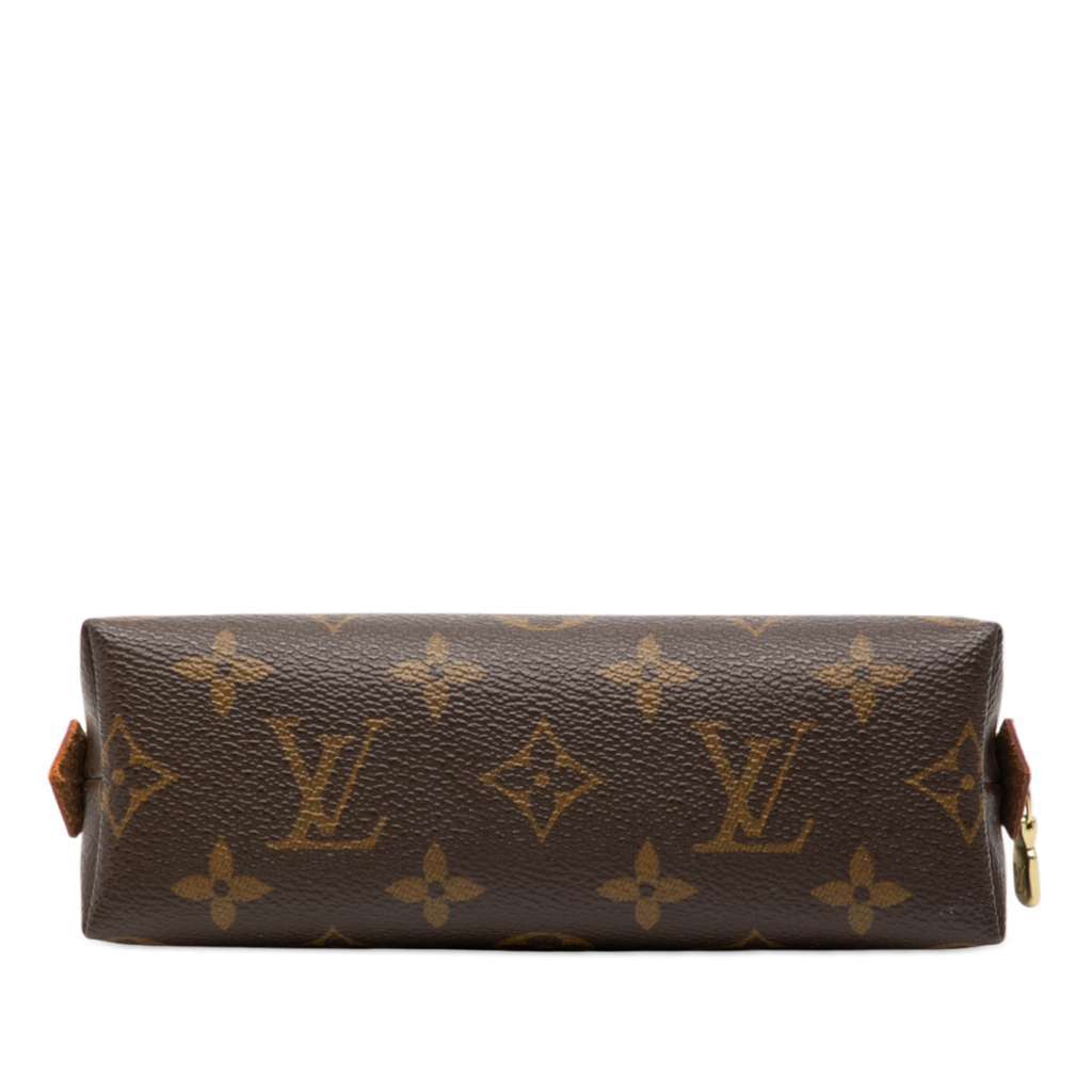 Louis Vuitton Monogram Cosmetic Pouch PM Brown Good - Inside View
