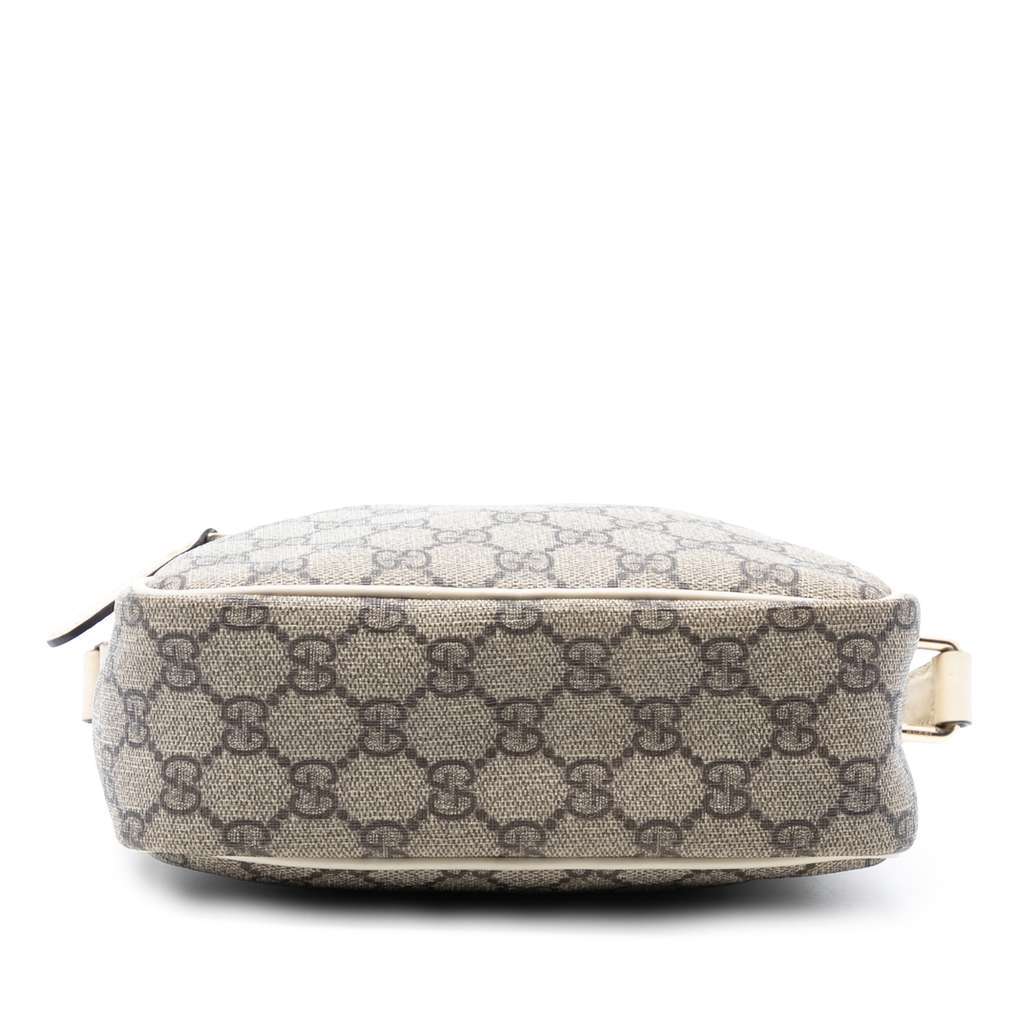 Gucci GG Supreme Crossbody Brown Canvas Good - Inside View