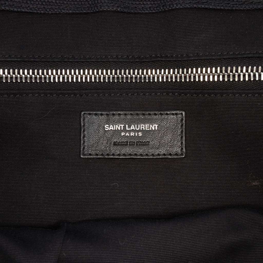 Saint Laurent Large Rive Gauche Raffia Tote Brown Good - Box View