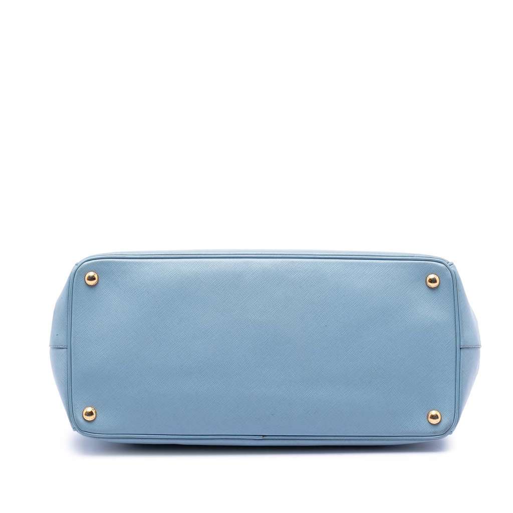 Prada Large Saffiano Lux Galleria Tote Blue Leather Good condition - Inside View