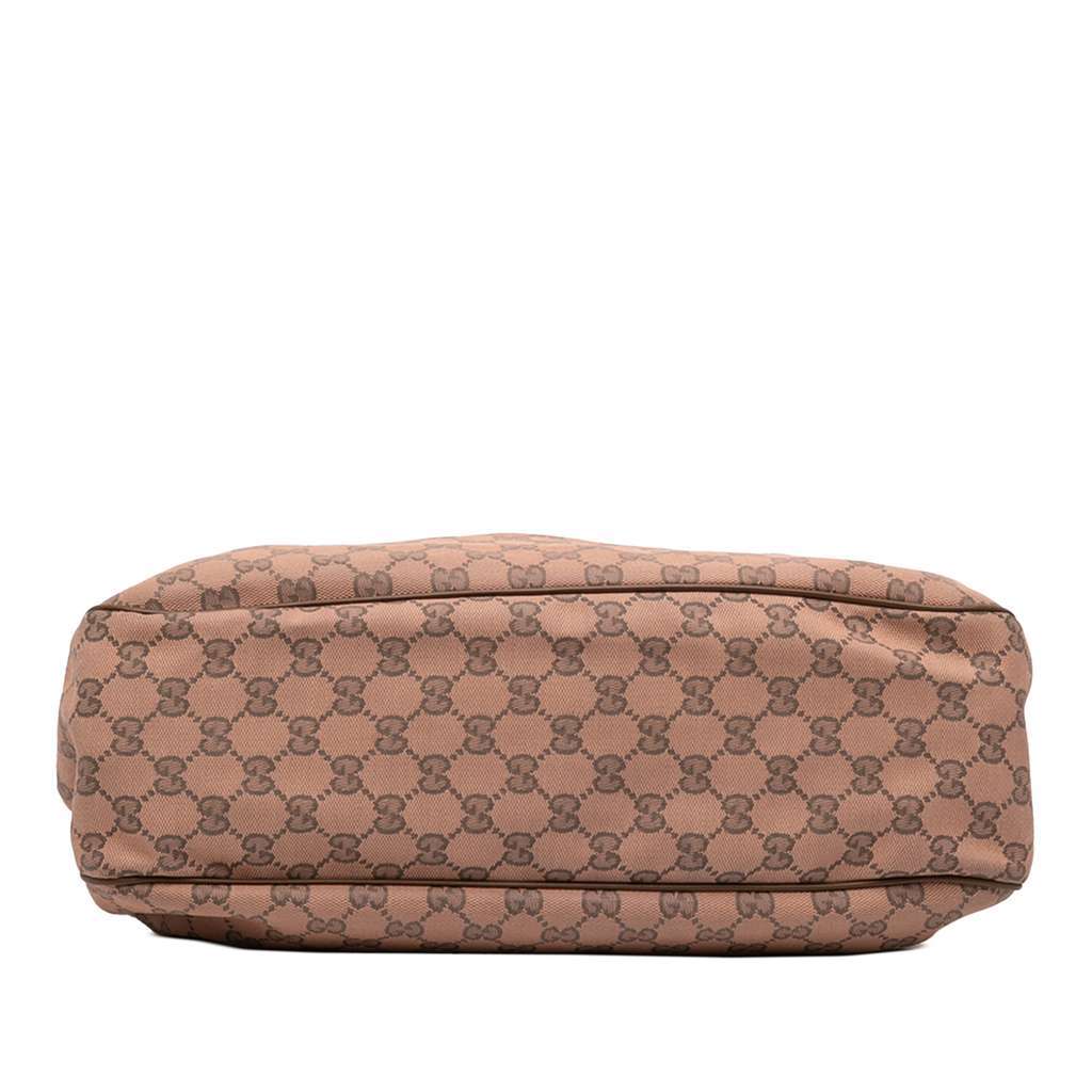 Gucci GG Canvas Sukey Tote Pink Canvas Good - Inside View