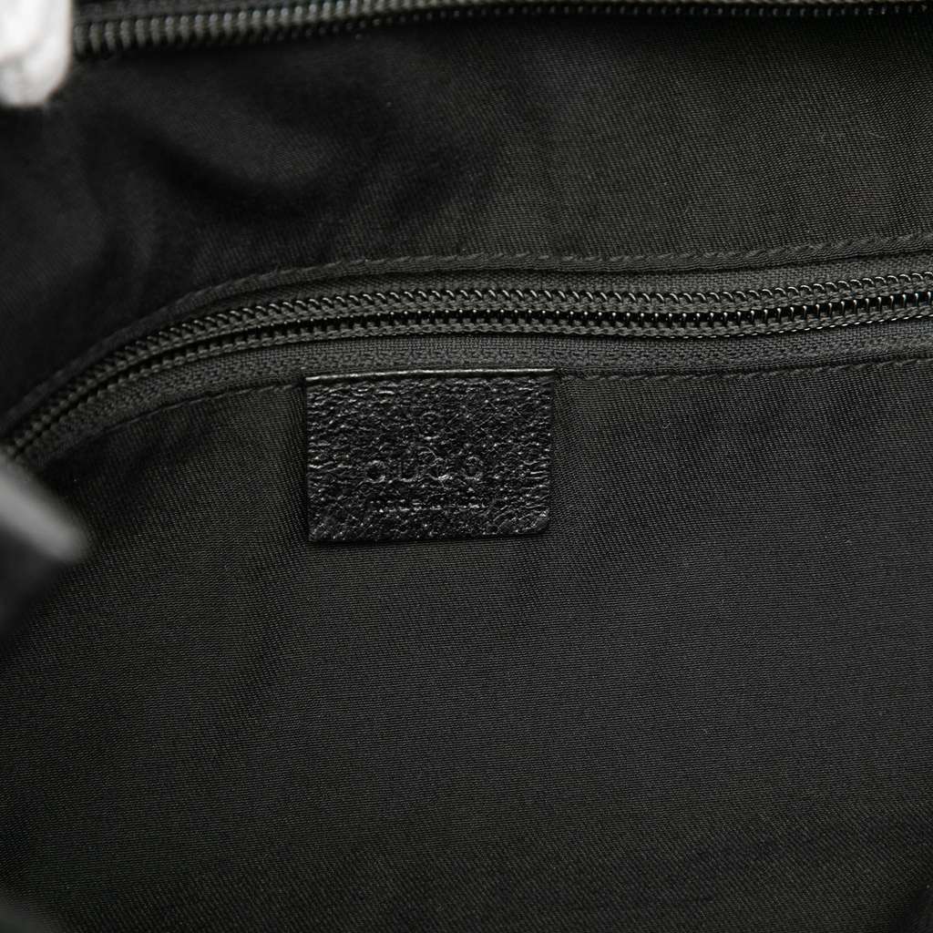 Gucci GG Canvas Web Tote Black Canvas Very good - Box View