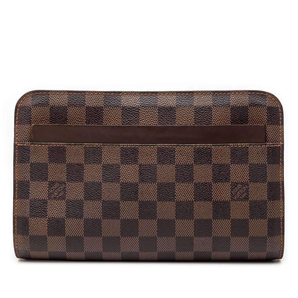 Louis Vuitton Damier Ebene Saint Louis Pochette Brown Very good - Front View