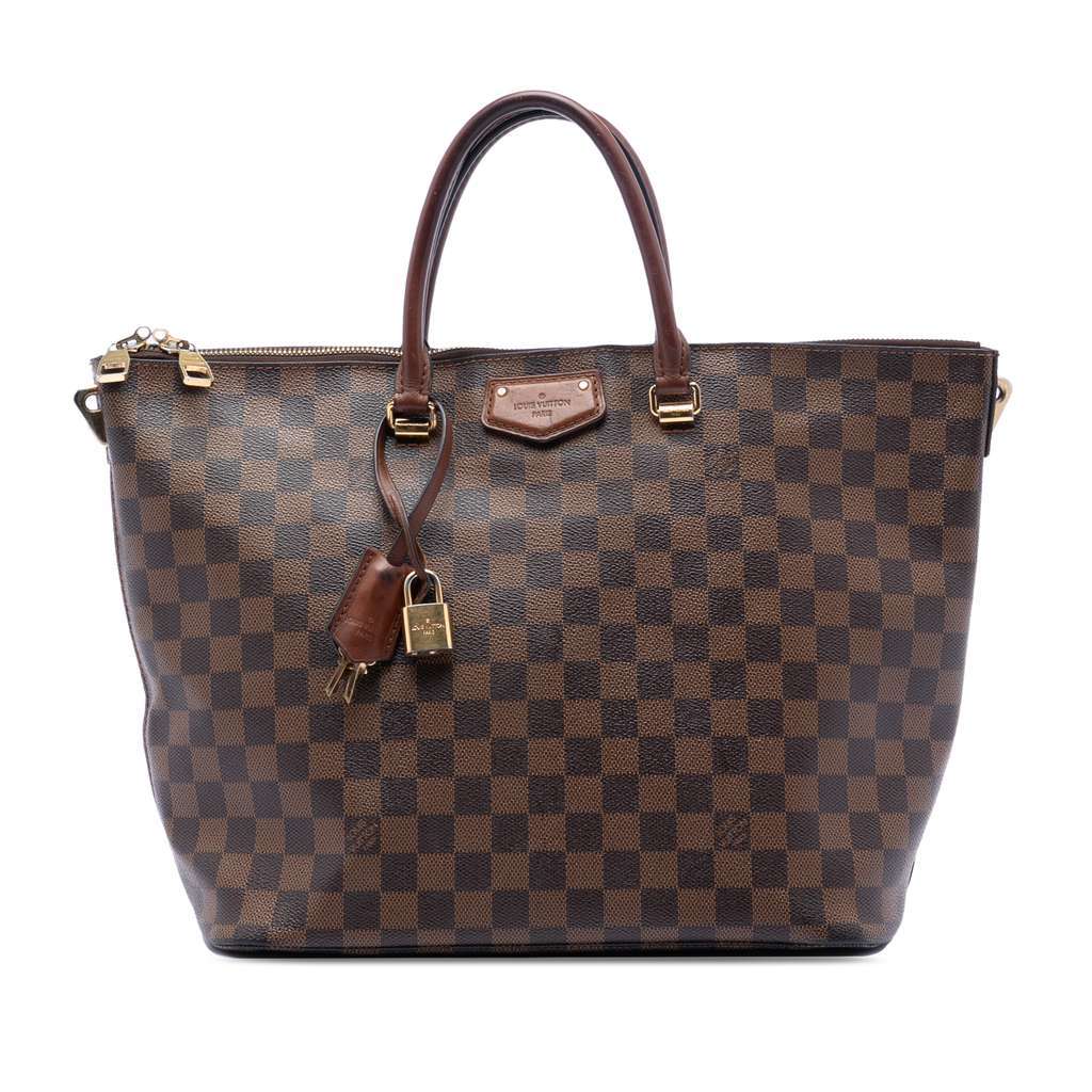 Louis Vuitton Damier Ebene Belmont MM Brown Very good condition - Front View