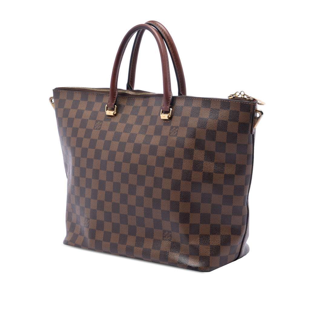 Louis Vuitton Damier Ebene Belmont MM Brown Very good condition - Back View