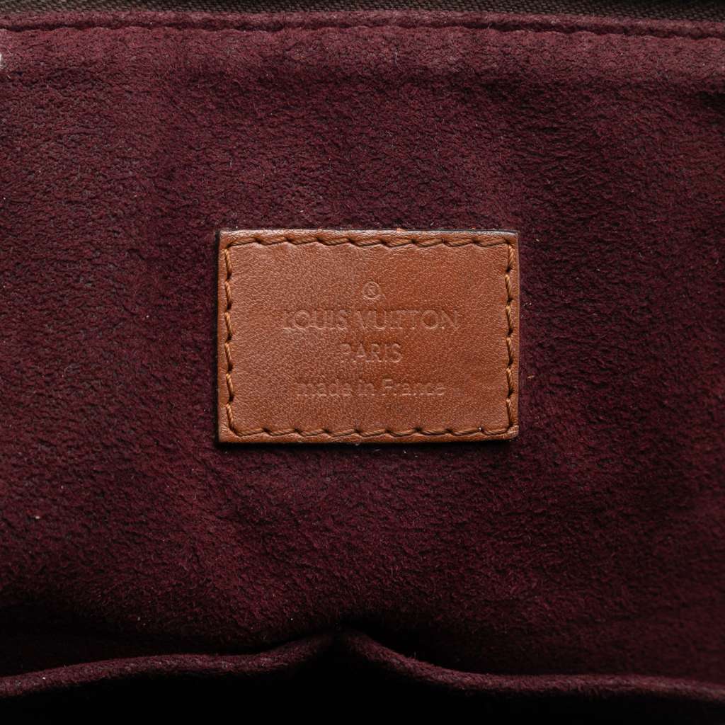 Louis Vuitton Damier Ebene Belmont MM Brown Very good condition - Box View