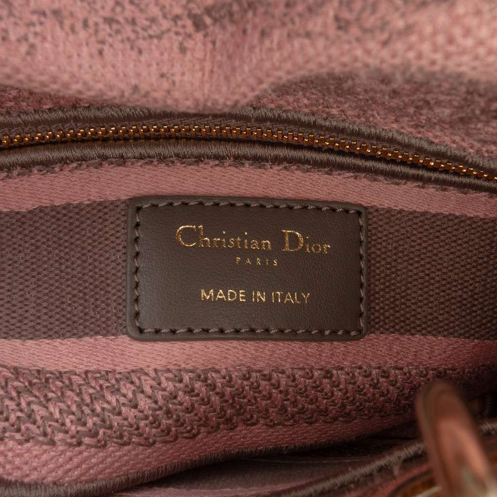 Dior Mini Embroidered Canvas Toile De Jouy Lady D Lite Pink Canvas Very good - Box View