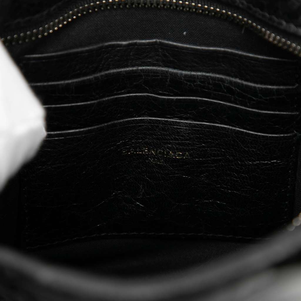 Balenciaga Lambskin Bazar Shopper Satchel XXS Black Leather Good condition - Box View