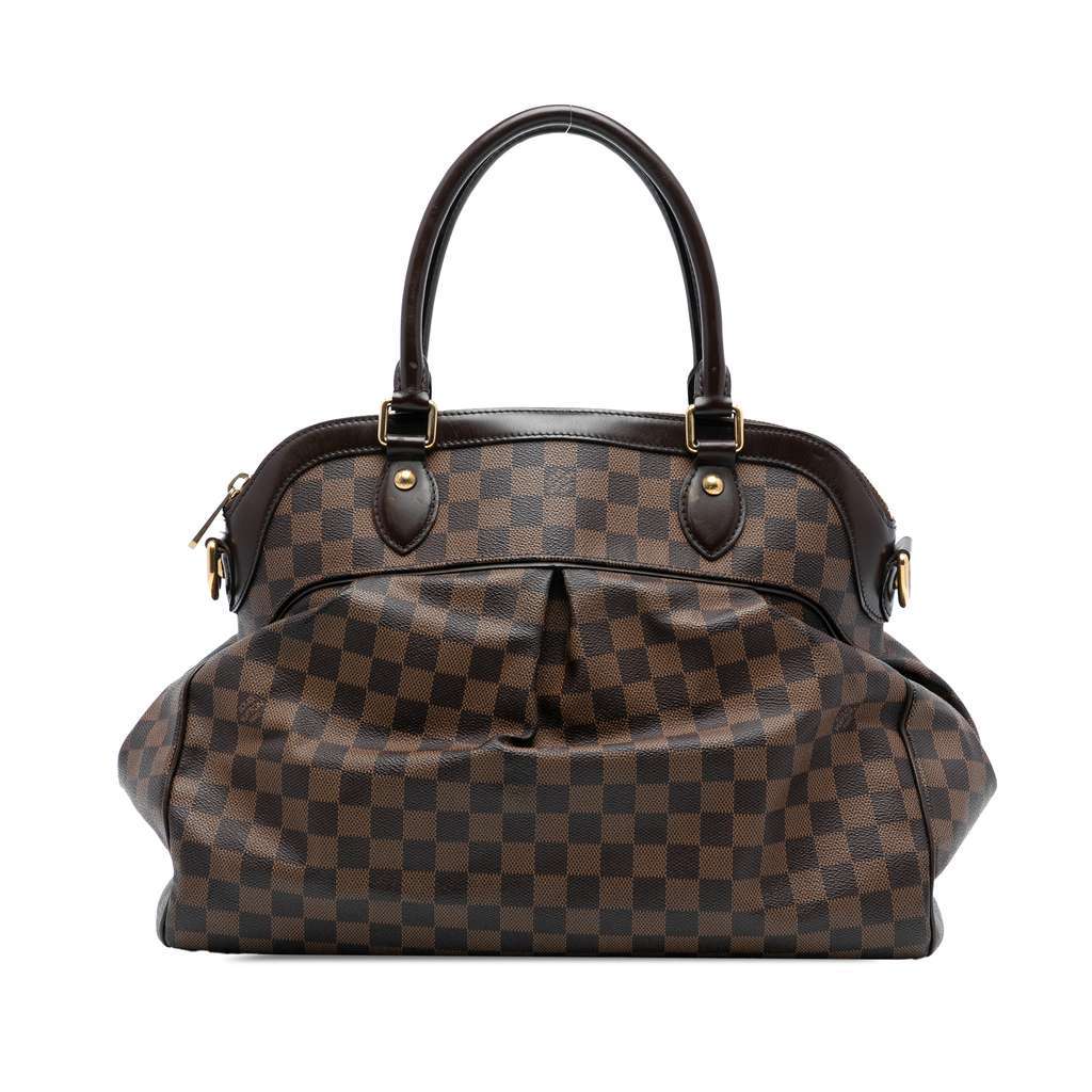 Louis Vuitton Damier Ebene Trevi GM Brown Very good - Front View