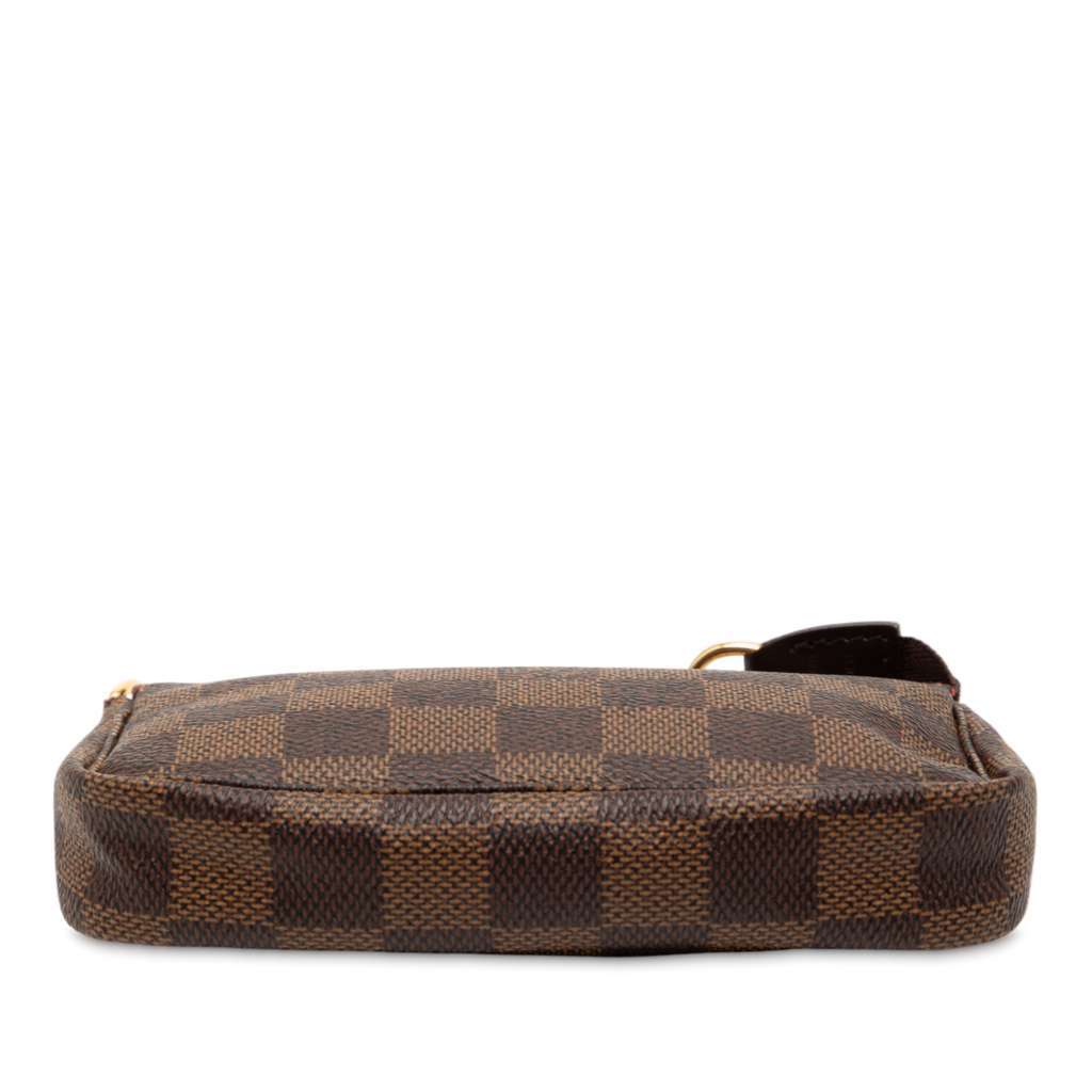 Louis Vuitton Damier Ebene Mini Pochette Accessoires Brown Very good - Inside View