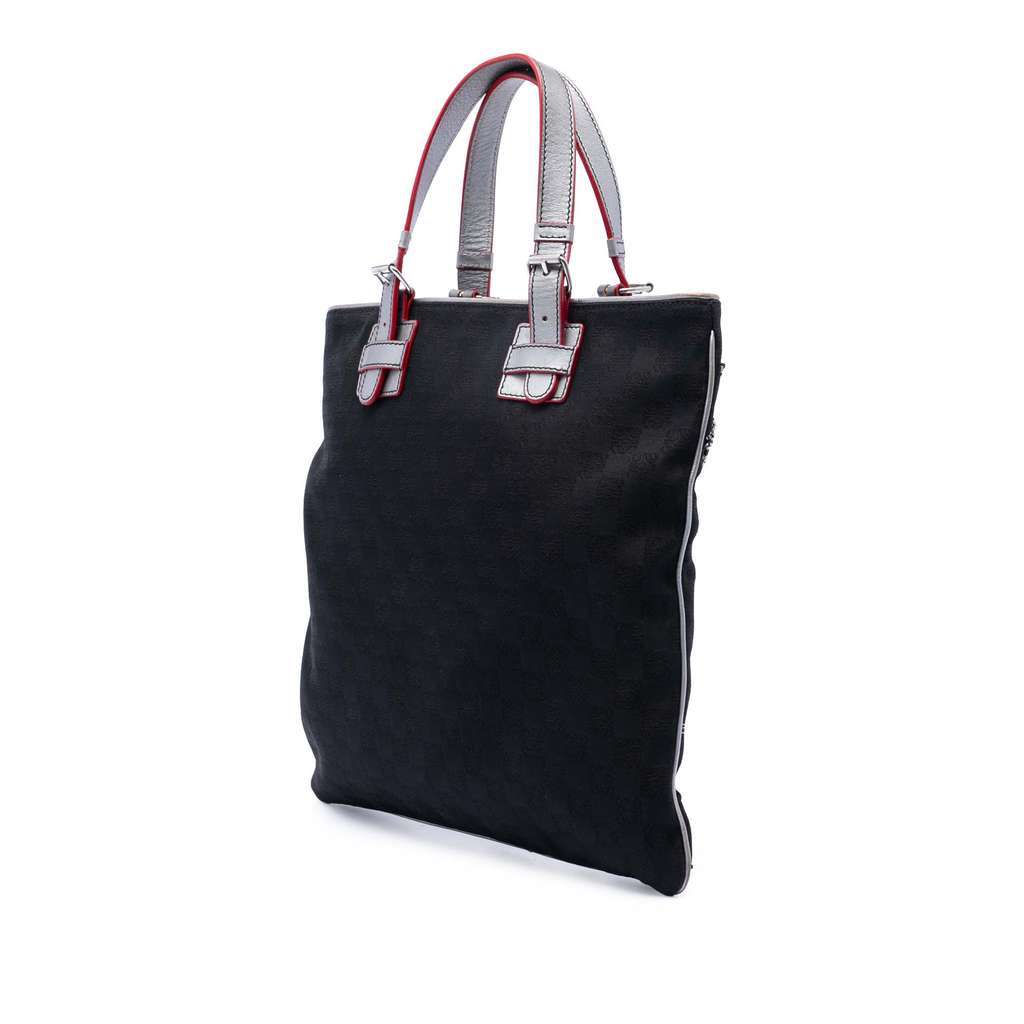 Loewe Anagram Beaded Jacquard Tote Black Jacquard Very good - Back View
