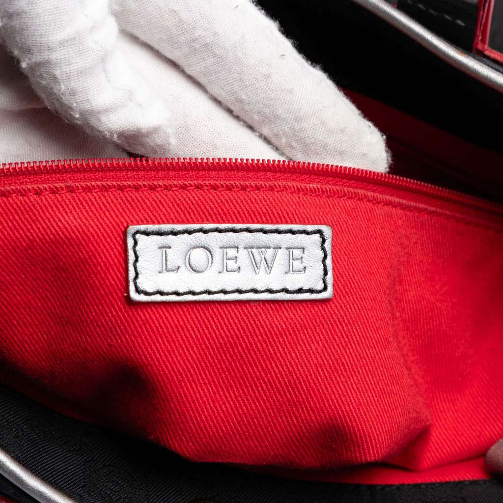 Loewe Anagram Beaded Jacquard Tote Black Jacquard Very good - Box View