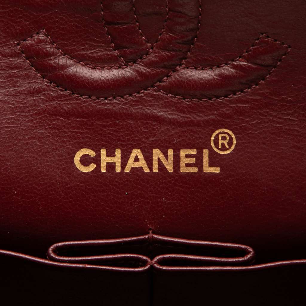 Chanel Small Classic Lambskin Double Flap Black Leather Good - Box View
