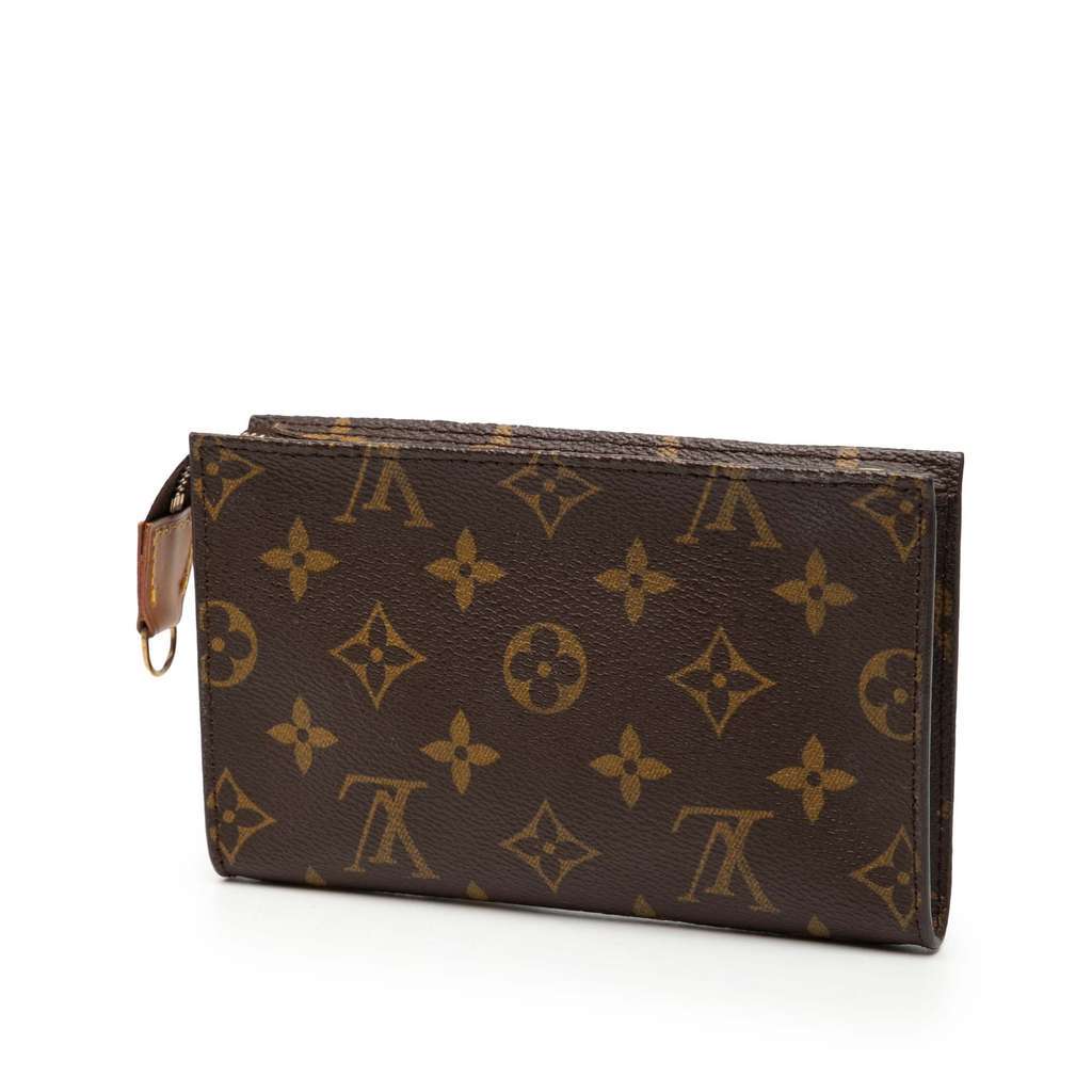 Louis Vuitton Monogram Petit Bucket Pouch Brown Very good condition - Back View
