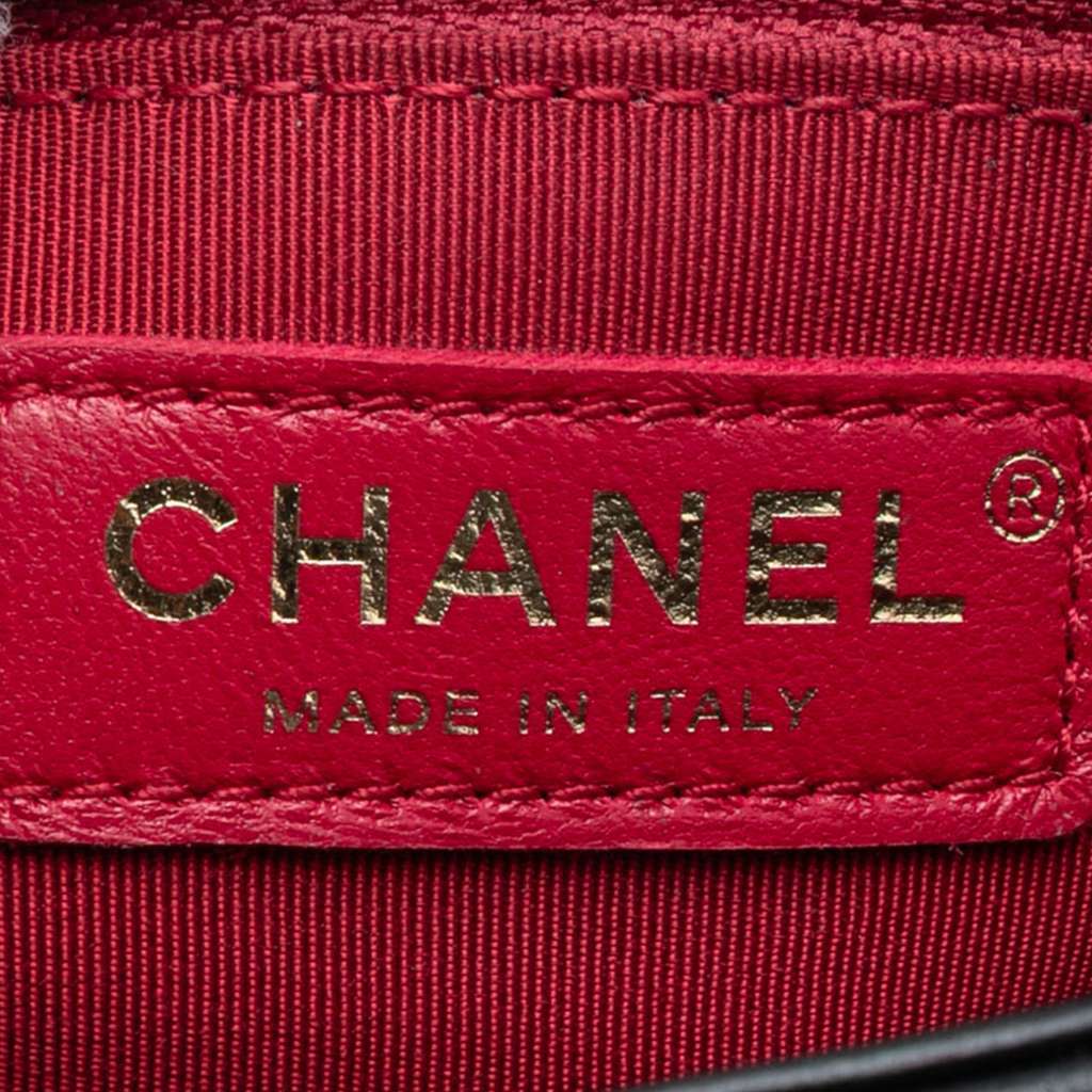 Chanel Medium Lambskin In the Loop Flap Black Leather Good - Box View