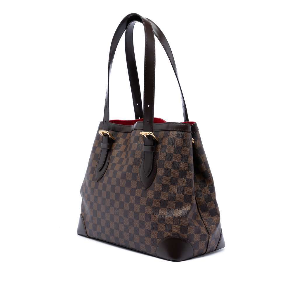 Louis Vuitton Damier Ebene Hampstead MM Brown Very good condition - Back View