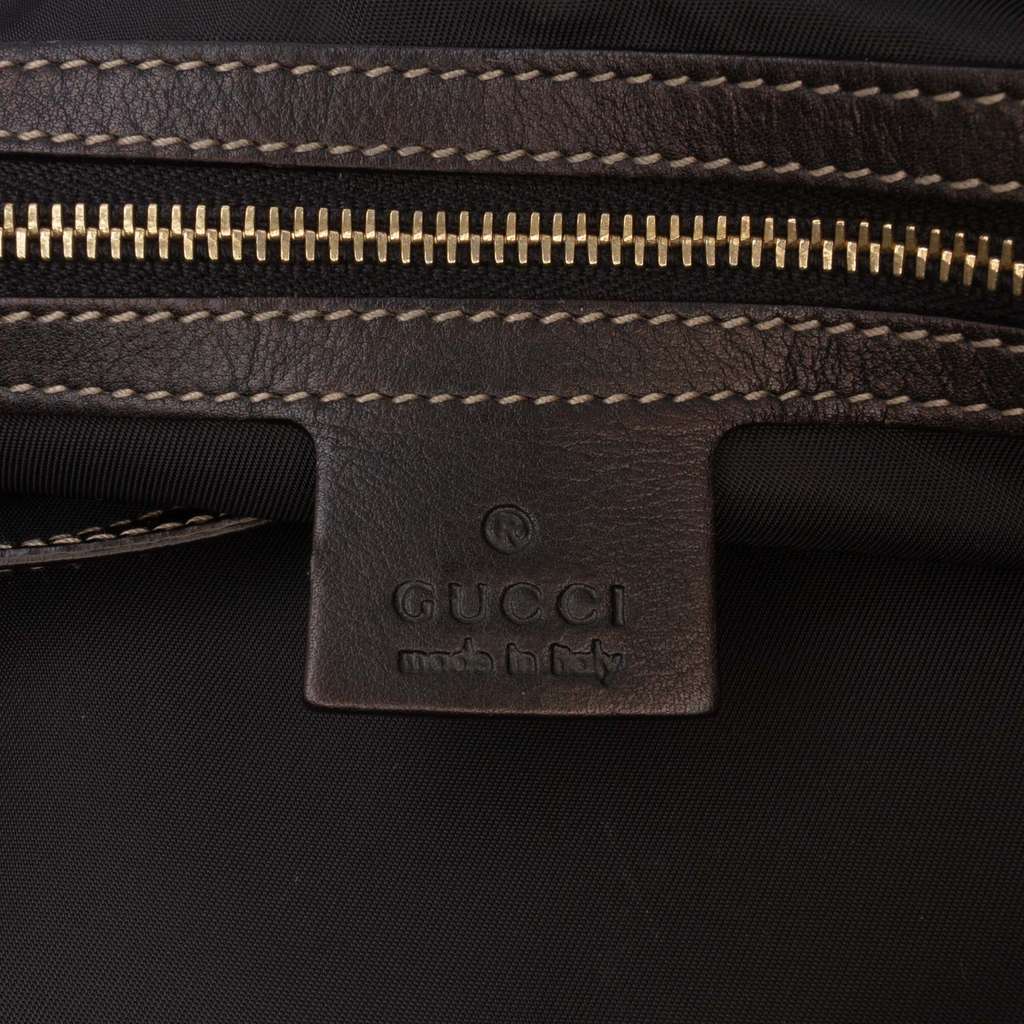 Gucci Patent Dialux Britt Web Tote Black Leather Very good - Box View