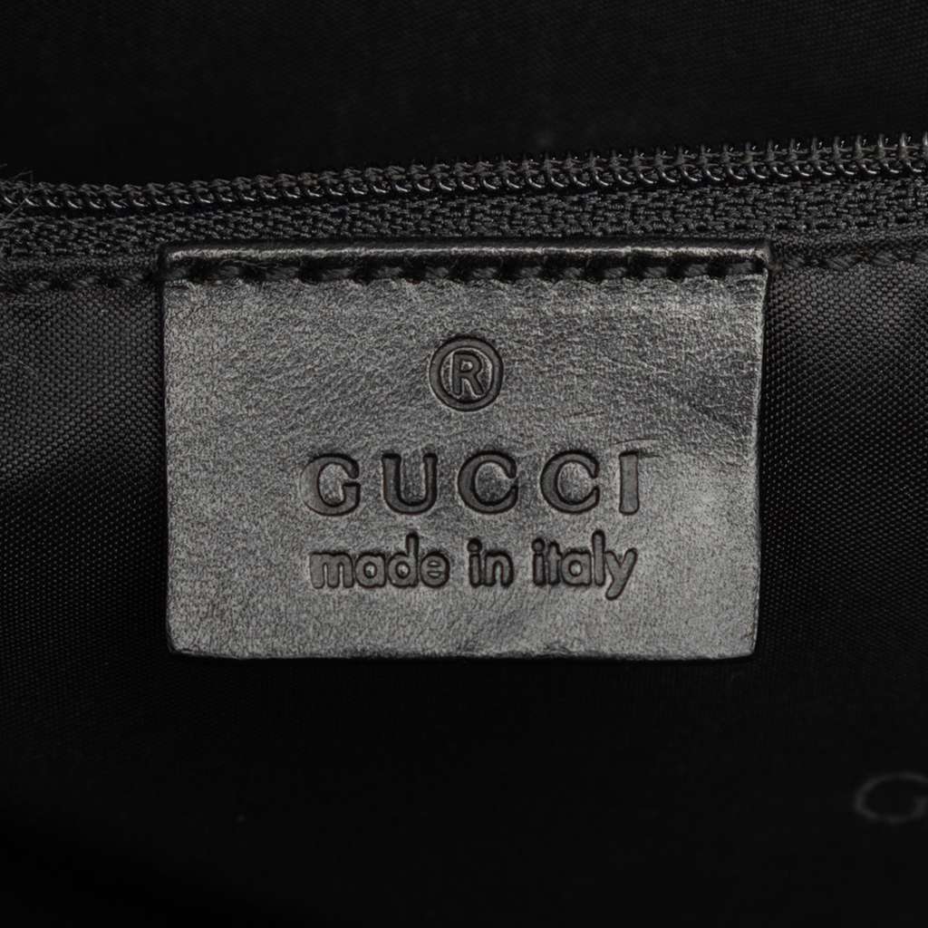 Gucci Calfskin Jackie Handbag Black Leather Very good - Box View