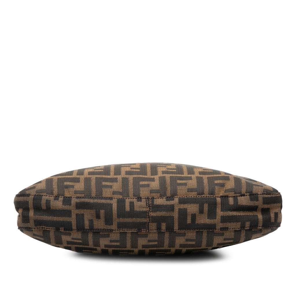 Fendi Zucca Canvas Shoulder Bag Brown Canvas Very good - Inside View
