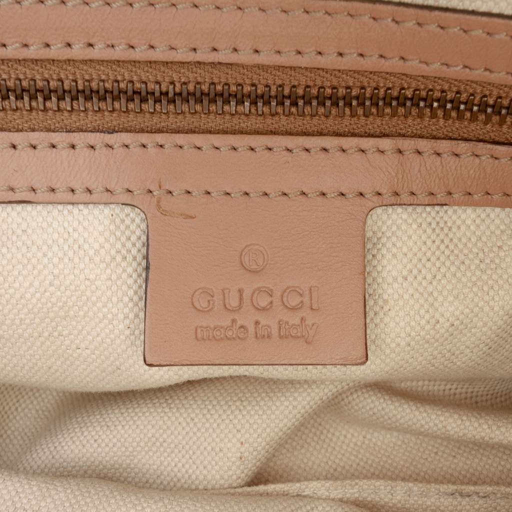 Gucci Large Guccissima Scarlett Tote Pink Leather Very good - Box View
