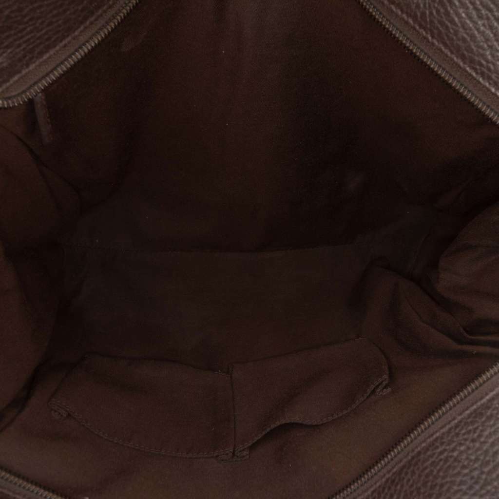 Gucci Dollar Calfskin Interlocking G Tote Brown Leather Very good condition - Model View