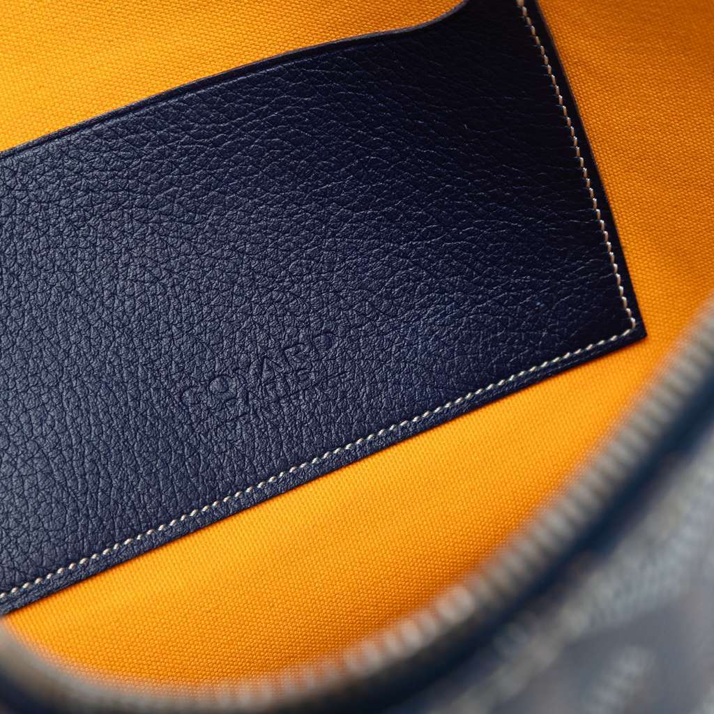 Goyard Goyardine Senat MM Blue Canvas Very good condition - Box View