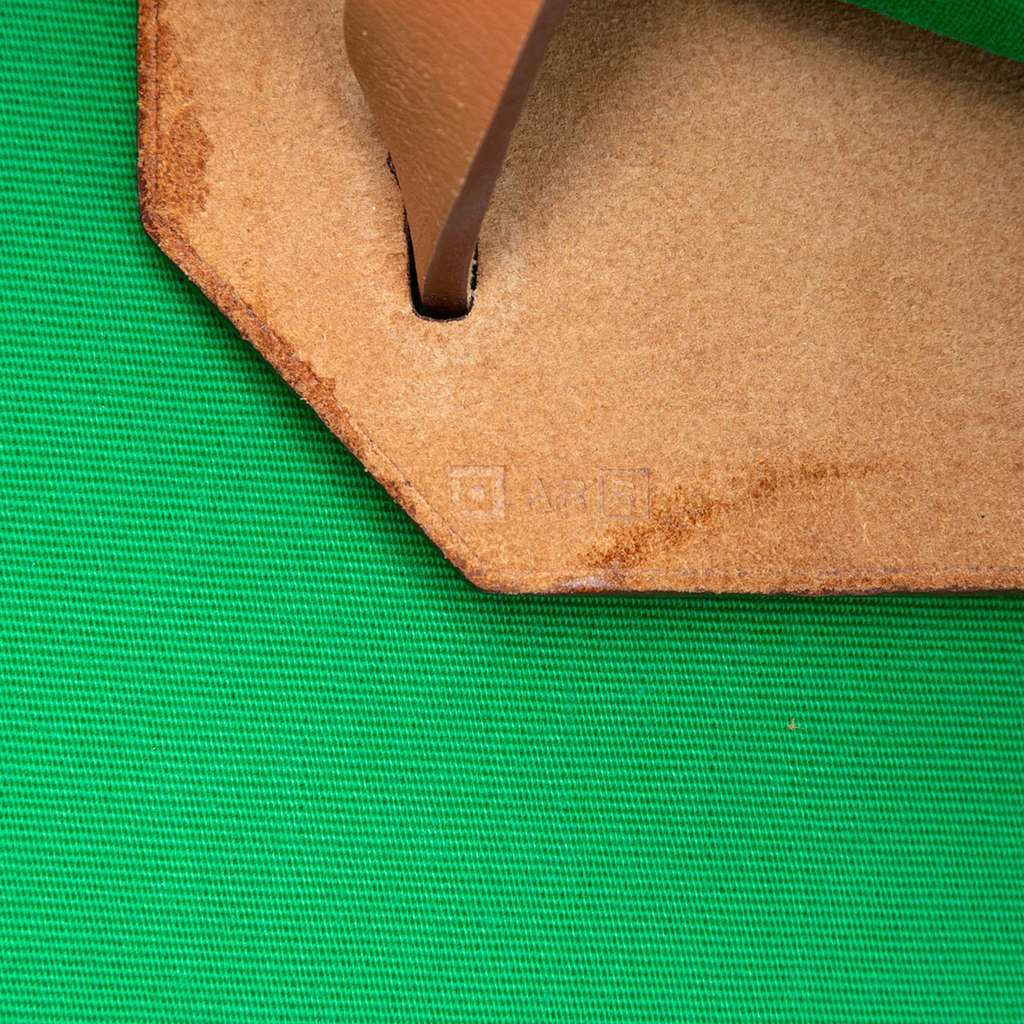 Hermès Toile Herbag Zip 31 Green Canvas Very good - Box View