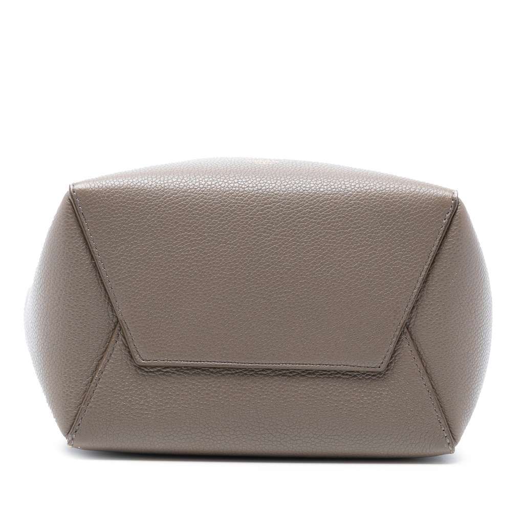 Celine Small Soft Grained Calfskin Seau Sangle Bucket Bag Brown Leather Good condition - Inside View