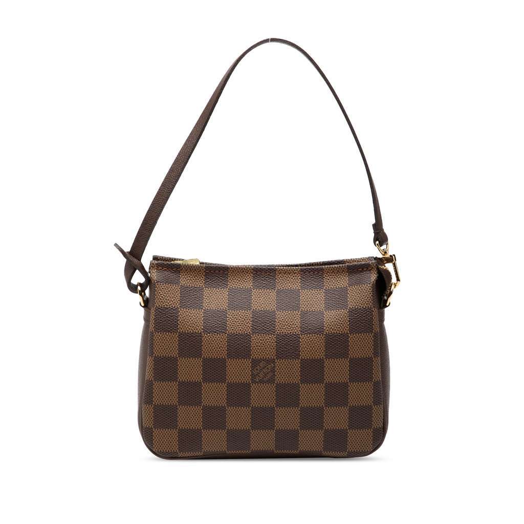 Louis Vuitton Damier Ebene Trousse Pochette Brown Very good - Front View