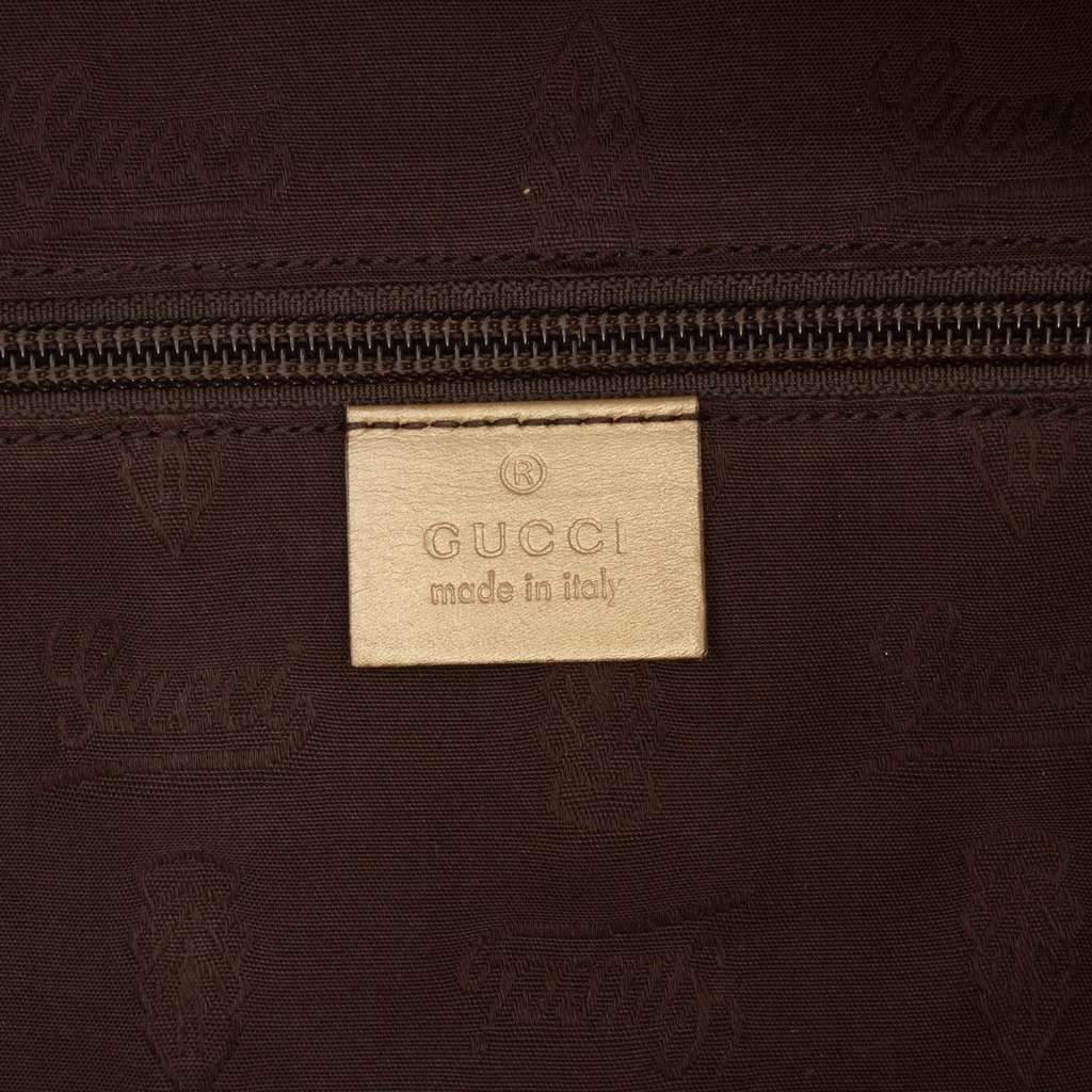 Gucci Large GG Imprime Tote Gold Canvas Very good - Box View