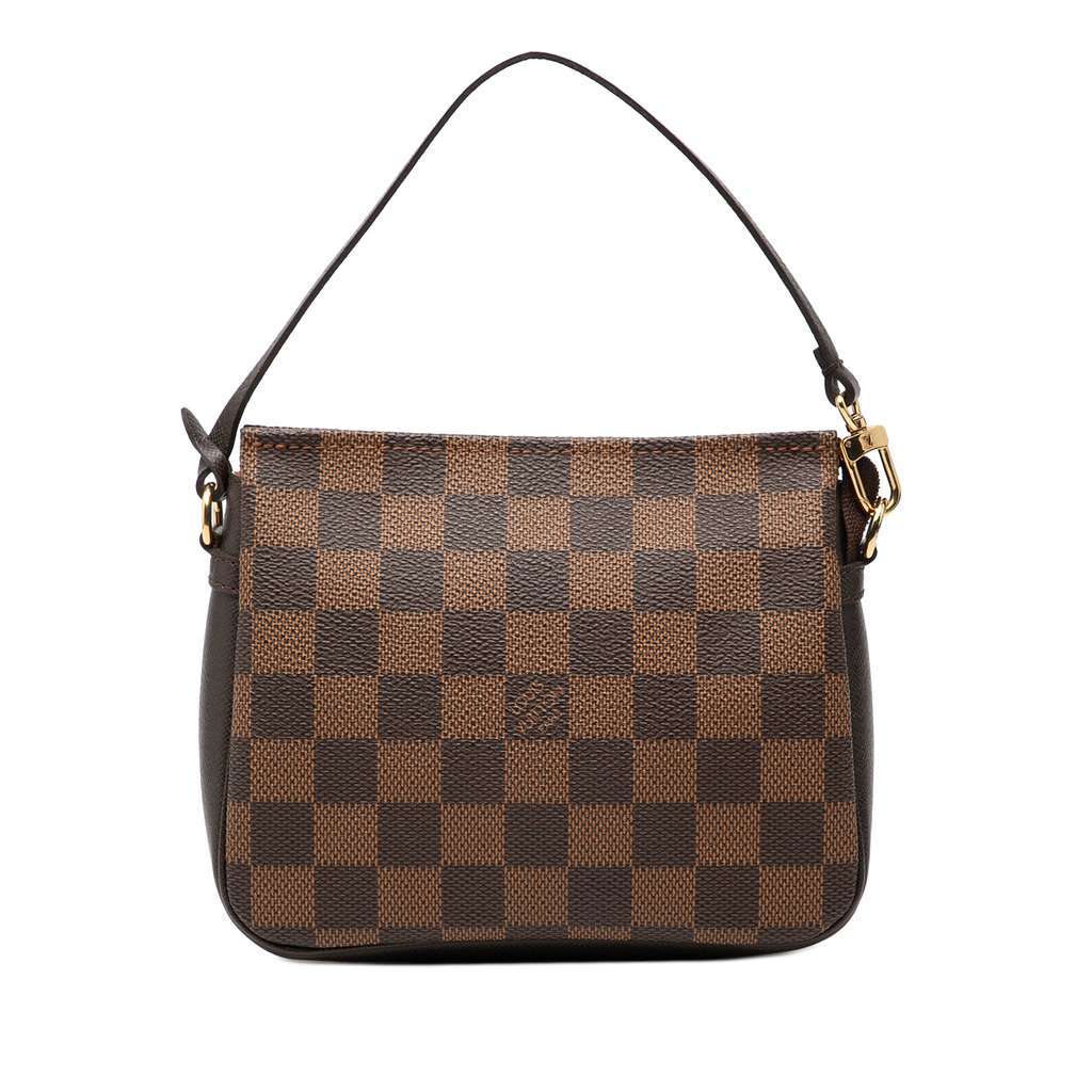 Louis Vuitton Damier Ebene Trousse Pochette Brown Very good - Front View