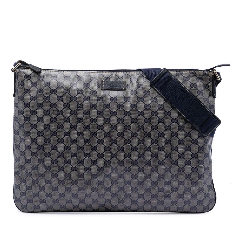 Gucci GG Crystal Crossbody Brown Canvas Very good - Front View