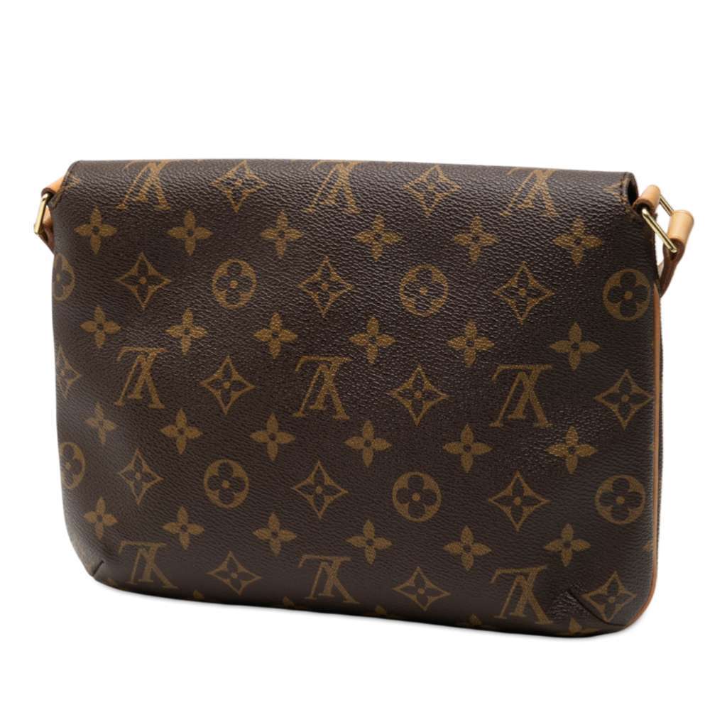 Louis Vuitton Monogram Musette Tango Short Strap Brown Very good - Back View