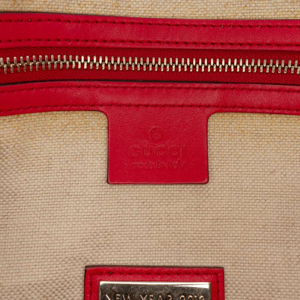 Gucci Medium GG Supreme Stars Joy Boston Bag Brown Canvas Very good condition - Box View
