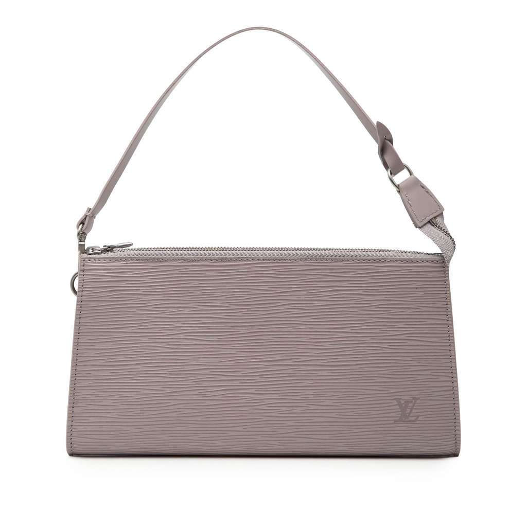 Louis Vuitton Epi Pochette Accessoires Purple Leather Very good condition - Front View