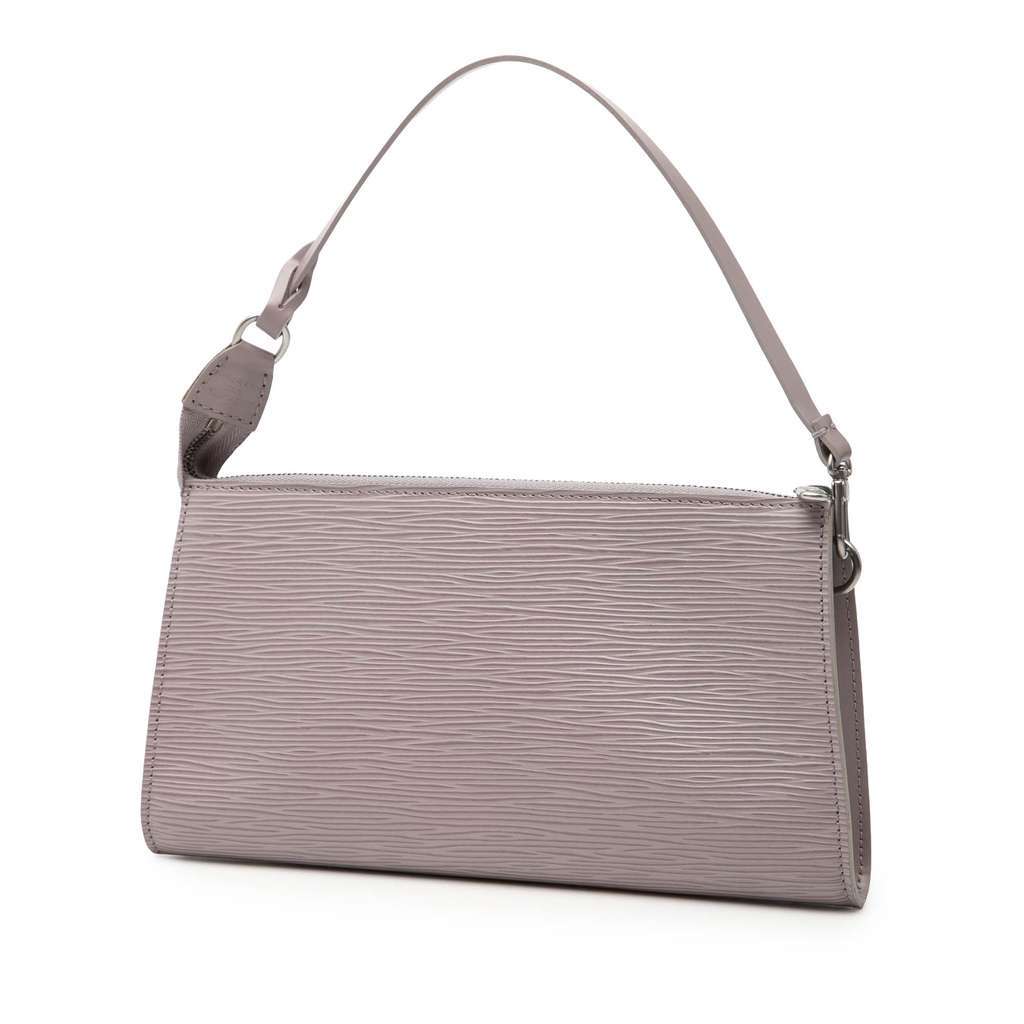 Louis Vuitton Epi Pochette Accessoires Purple Leather Very good condition - Back View