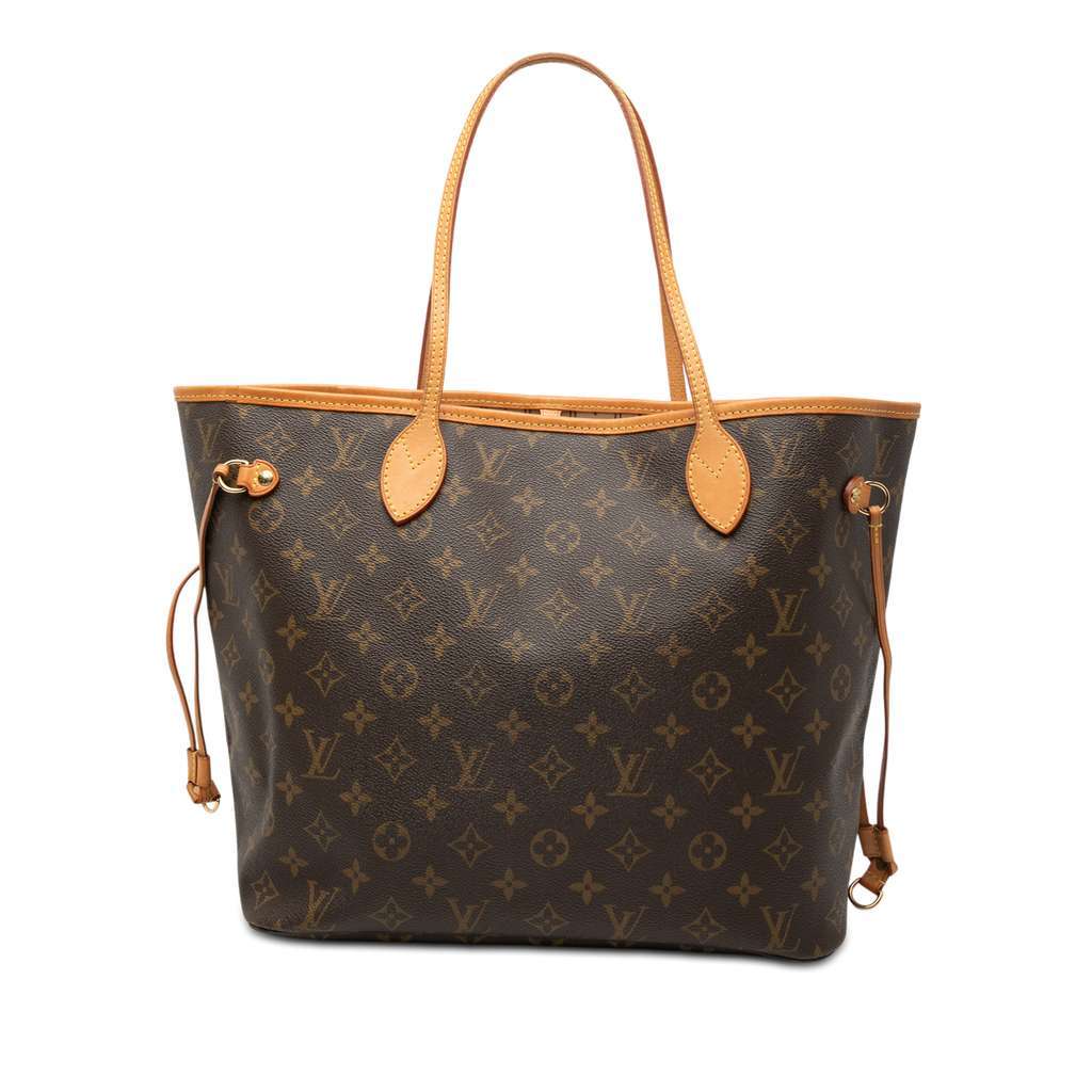 Louis Vuitton Monogram Neverfull MM Brown Very good - Front View