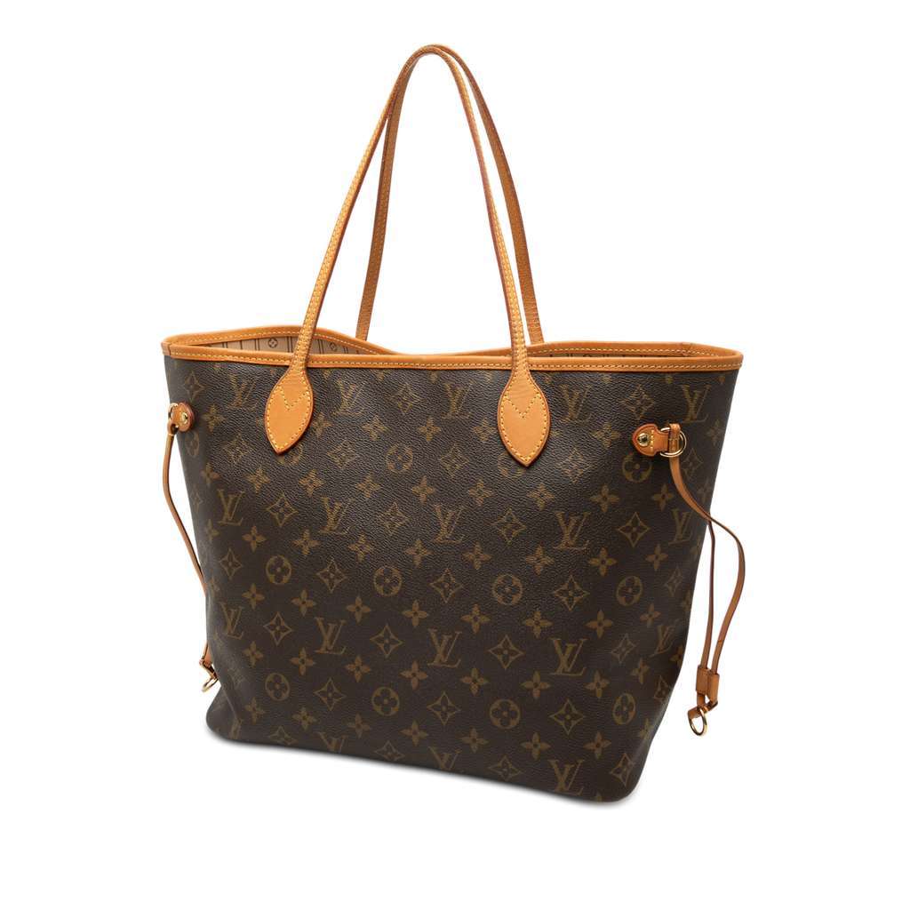 Louis Vuitton Monogram Neverfull MM Brown Very good - Back View
