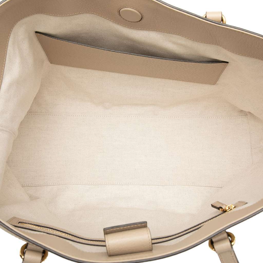 Gucci Medium GG Supreme Ophidia Tote Brown Canvas Very good condition - Model View