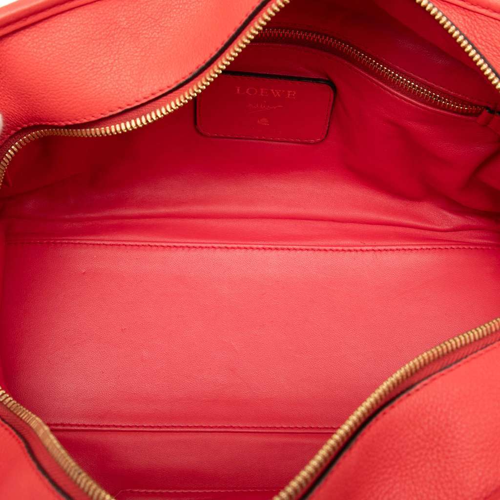 Loewe Limited Edition Goatskin Amazona 28 Red Leather Good - Model View