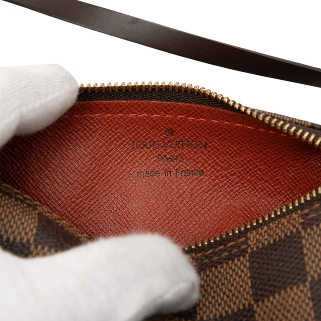 Louis Vuitton Damier Ebene Papillon Pochette Brown Very good condition - Box View