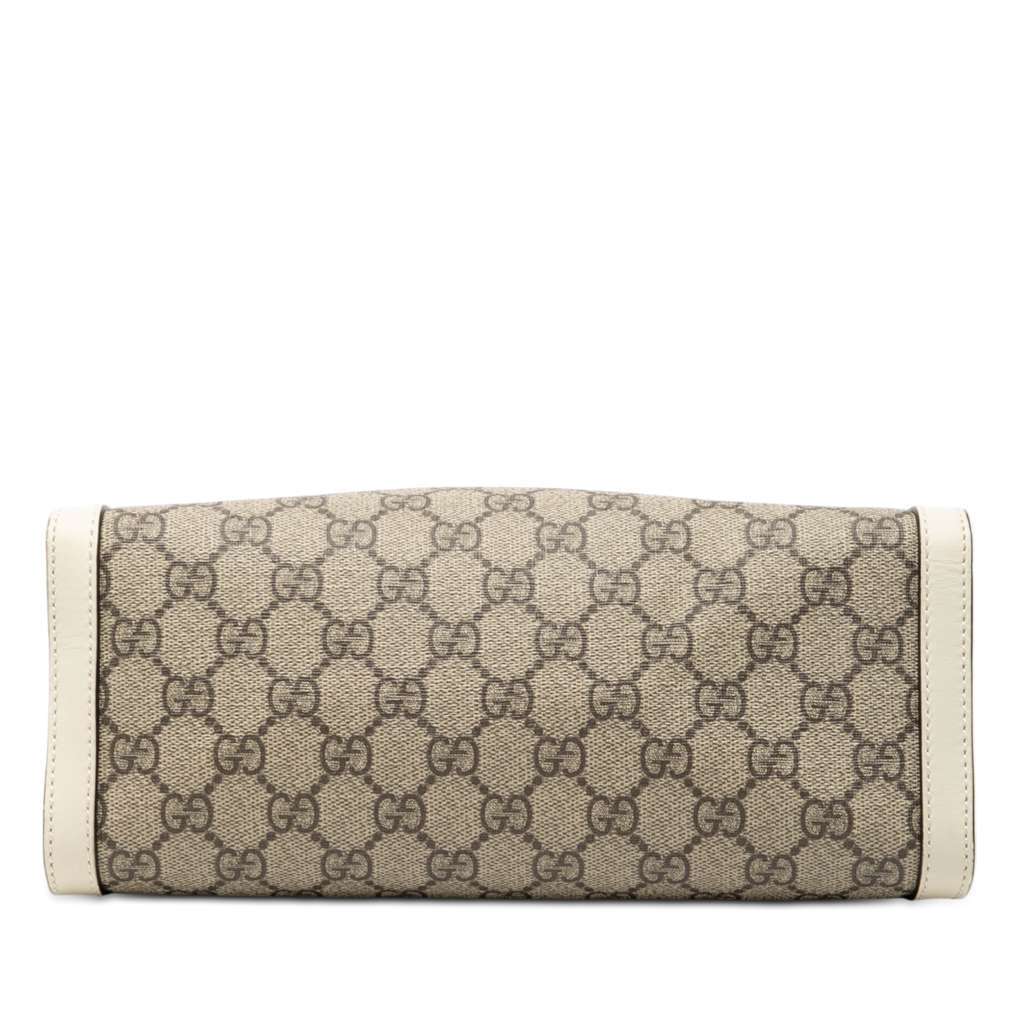 Gucci Small GG Supreme Padlock Tote Brown Canvas Very good - Inside View