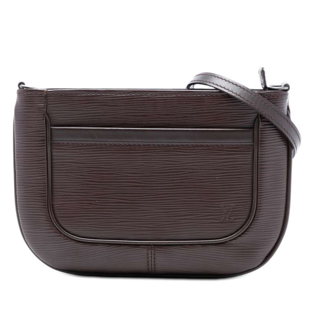 Louis Vuitton Epi Sarvanga Brown Leather Very good - Front View