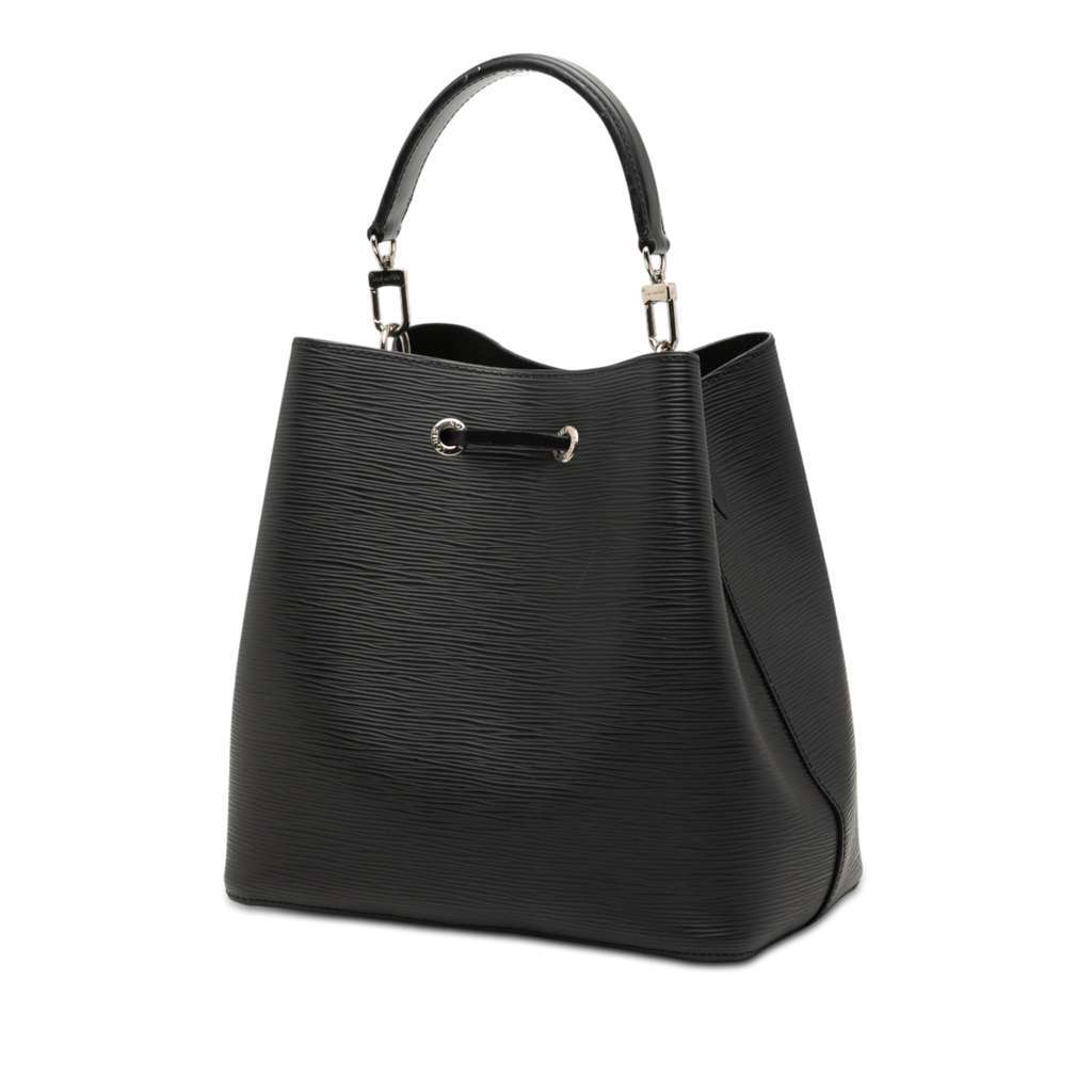 Louis Vuitton Epi NeoNoe MM Black Leather Good - Back View