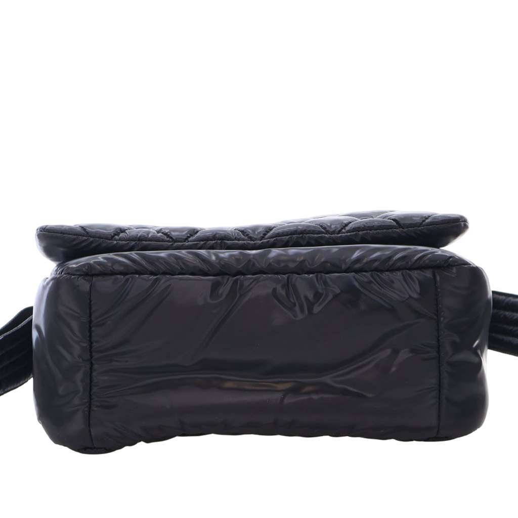 Chanel Small Quilted Nylon Coco Cocoon Messenger Bag Black Very good condition - Box View
