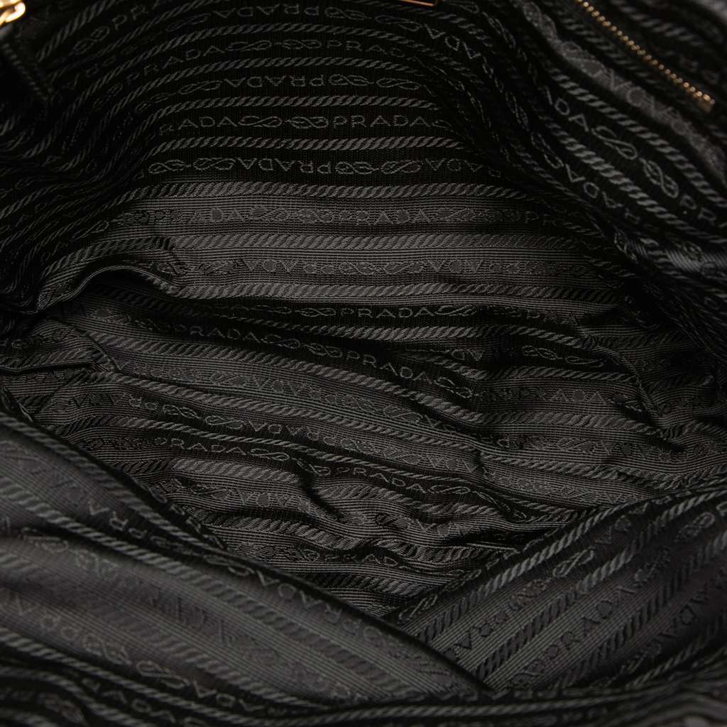 Prada Tessuto Tote Black Good - Model View