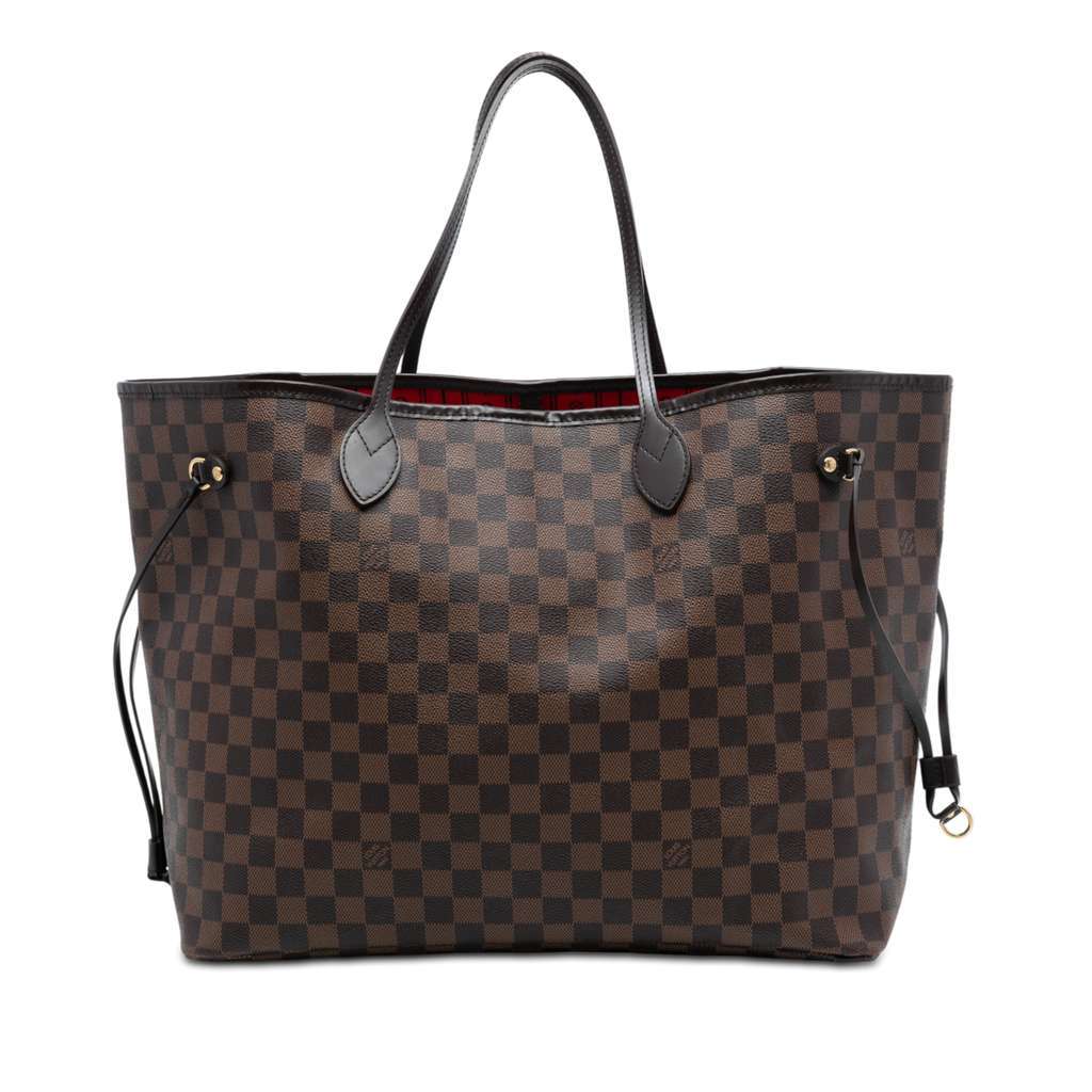 Louis Vuitton Damier Ebene Neverfull GM Brown Good condition - Front View