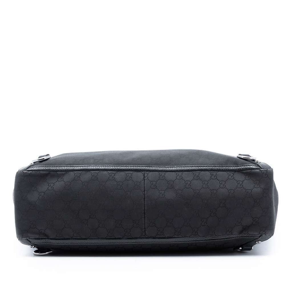 Gucci GG Canvas Abbey D Ring Tote Black Canvas Very good - Inside View